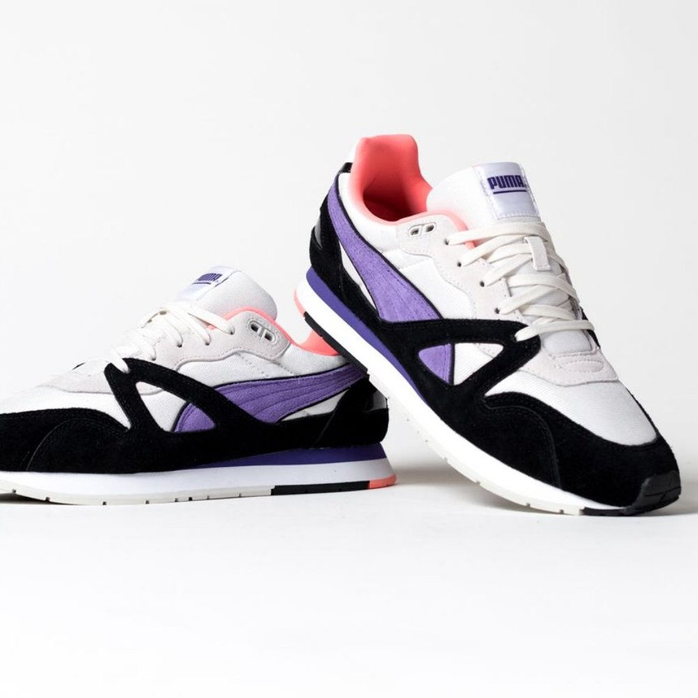 Puma Mirage NIB OG C.D Grey Purple 309686 01 Size 10